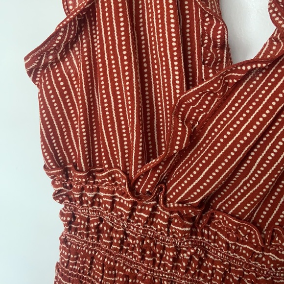 Max Studio Terracotta Jumpsuit - Picture 6 of 8